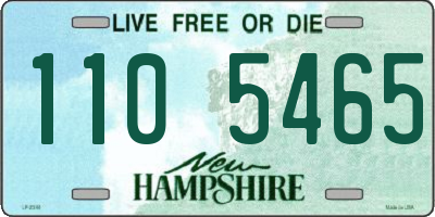 NH license plate 1105465