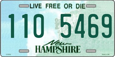 NH license plate 1105469