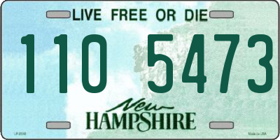 NH license plate 1105473