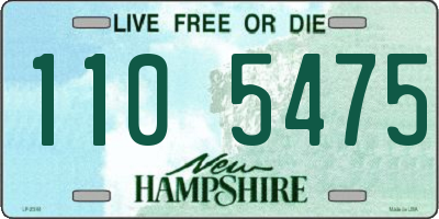NH license plate 1105475