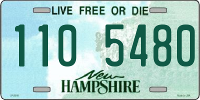 NH license plate 1105480