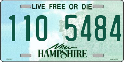 NH license plate 1105484
