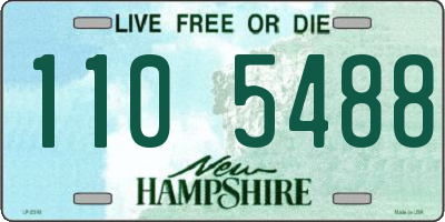 NH license plate 1105488