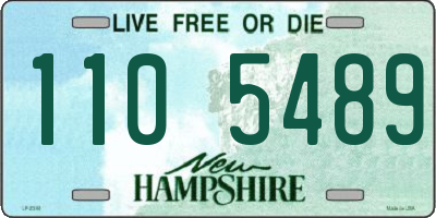 NH license plate 1105489