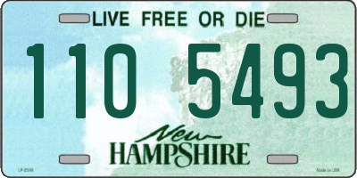 NH license plate 1105493