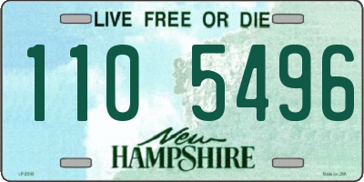 NH license plate 1105496