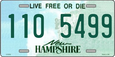 NH license plate 1105499