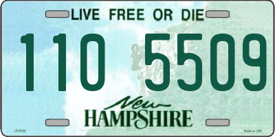 NH license plate 1105509