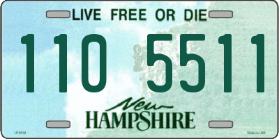 NH license plate 1105511