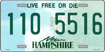 NH license plate 1105516
