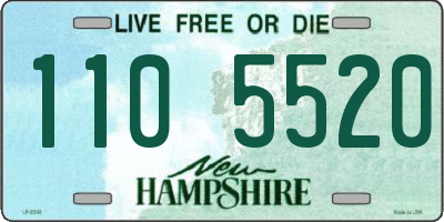 NH license plate 1105520