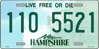 NH license plate 1105521
