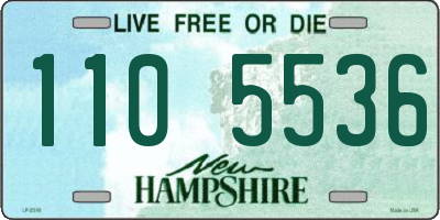 NH license plate 1105536