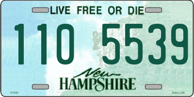NH license plate 1105539