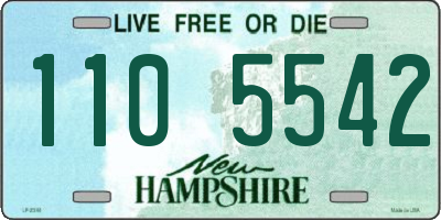 NH license plate 1105542