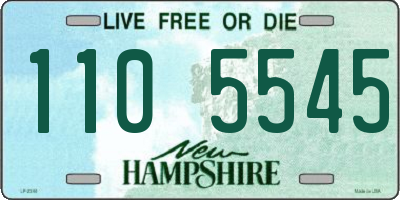 NH license plate 1105545