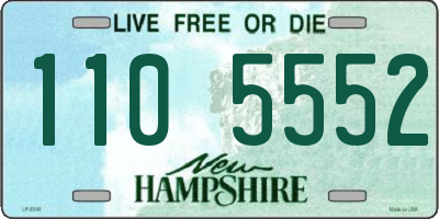 NH license plate 1105552