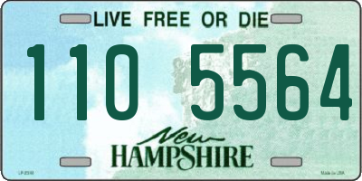 NH license plate 1105564