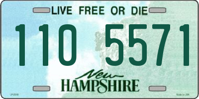 NH license plate 1105571