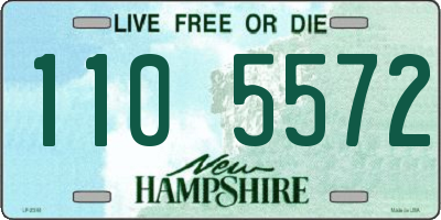 NH license plate 1105572