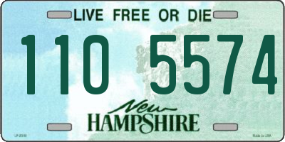 NH license plate 1105574