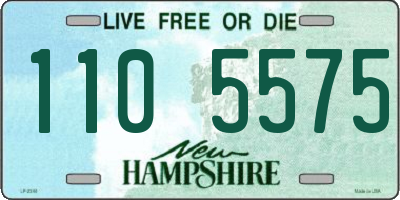 NH license plate 1105575