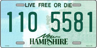 NH license plate 1105581