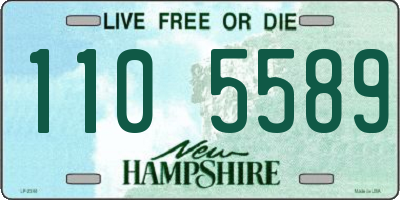 NH license plate 1105589