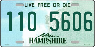 NH license plate 1105606