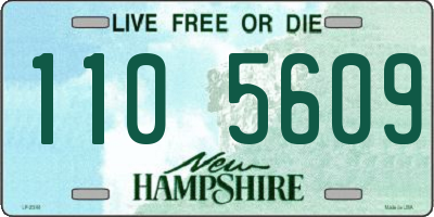 NH license plate 1105609