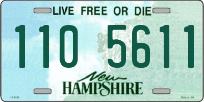 NH license plate 1105611