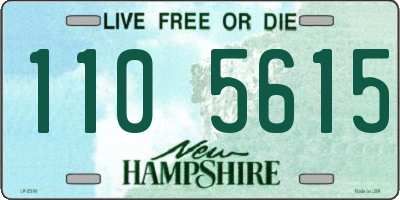 NH license plate 1105615