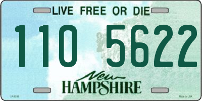 NH license plate 1105622