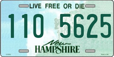 NH license plate 1105625