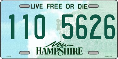 NH license plate 1105626