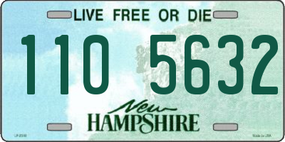 NH license plate 1105632