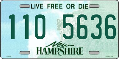 NH license plate 1105636