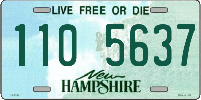 NH license plate 1105637