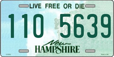 NH license plate 1105639