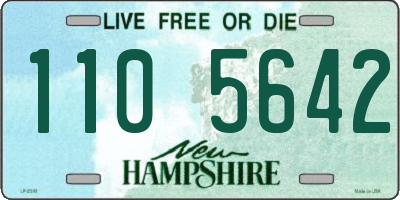 NH license plate 1105642