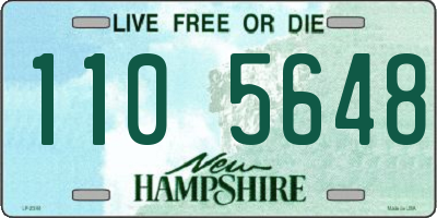 NH license plate 1105648