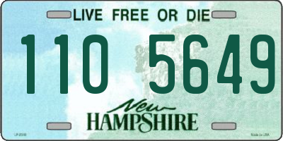 NH license plate 1105649