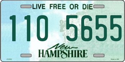 NH license plate 1105655
