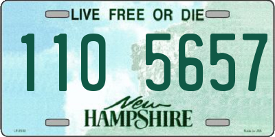 NH license plate 1105657