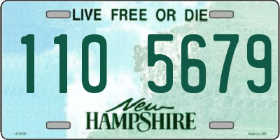 NH license plate 1105679