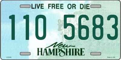 NH license plate 1105683