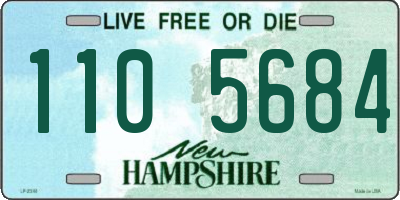 NH license plate 1105684