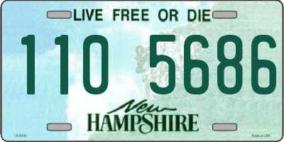 NH license plate 1105686