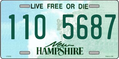 NH license plate 1105687