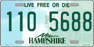 NH license plate 1105688